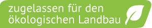 zugelassen für den ökologischen Landbau